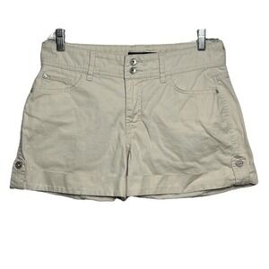 Nine West Womens‎ Beige Roll Cuff Shorts Women's Size 6 Casual Summer Beach